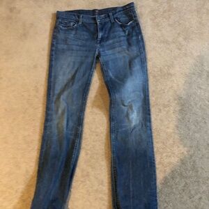 7 For All Mankind high waist bootcut jeans